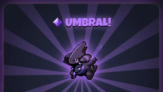 A Void Gible hatching from an egg